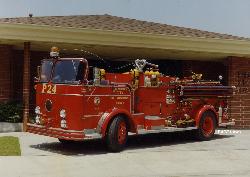 Crown Firecoach siren fire engine