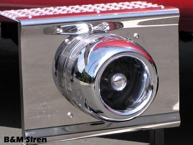 Siren demonstrator bumper mount display
