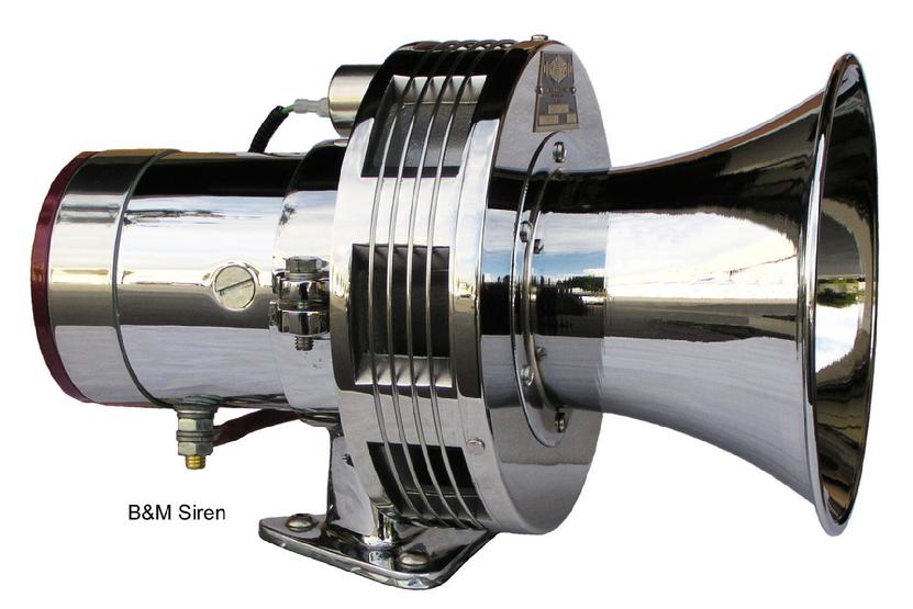 CS8B siren horn chrome